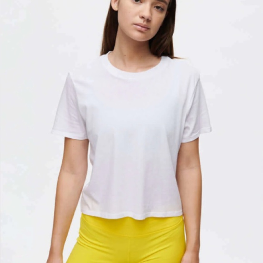 Outdoor Voices Cotton Everyday Shortsleeve Tee White Top